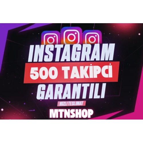  İNSTAGRAM 500 TAKİPÇİ !!